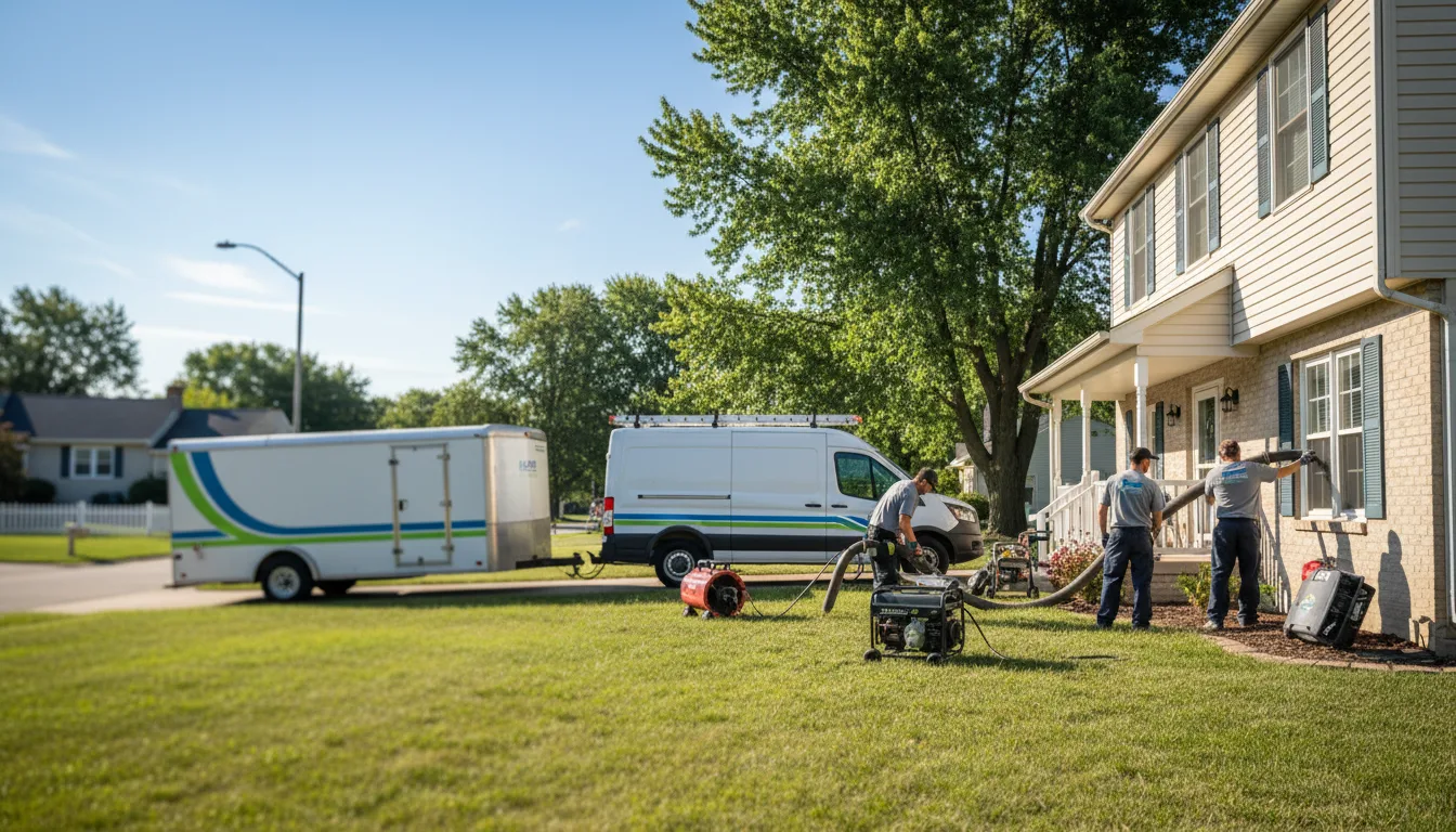 Flooded Basement Restoration And Cleanup With Repair in North Adams, MI near me
